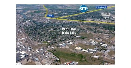 3261 W Broadway, Idaho Falls, ID - Aerial  map view