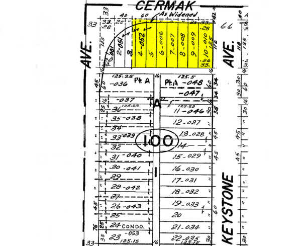 7929 W Cermak Rd, North Riverside, IL for lease - Plat Map - Image 2 of 18