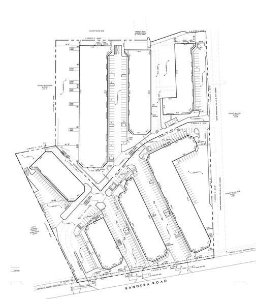 5407-5419 Bandera Rd, San Antonio, TX for lease - Site Plan - Image 2 of 9