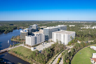 1790 Hughes Landing Blvd, The Woodlands, TX - aerial  map view