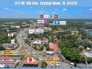 311 NE 4th Ave, Crystal River, FL - aerial  map view - Image1