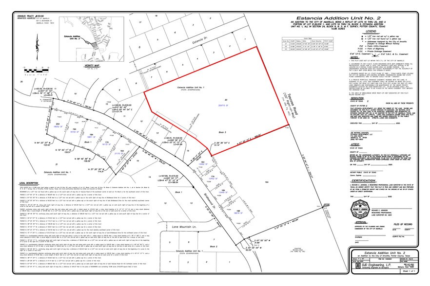 TASCOSA ROAD WEST OF AMARILLO BLVD blvd, Amarillo, TX for sale - Building Photo - Image 3 of 3