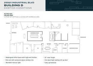 25821 Industrial Blvd, Hayward, CA for lease Floor Plan- Image 2 of 4