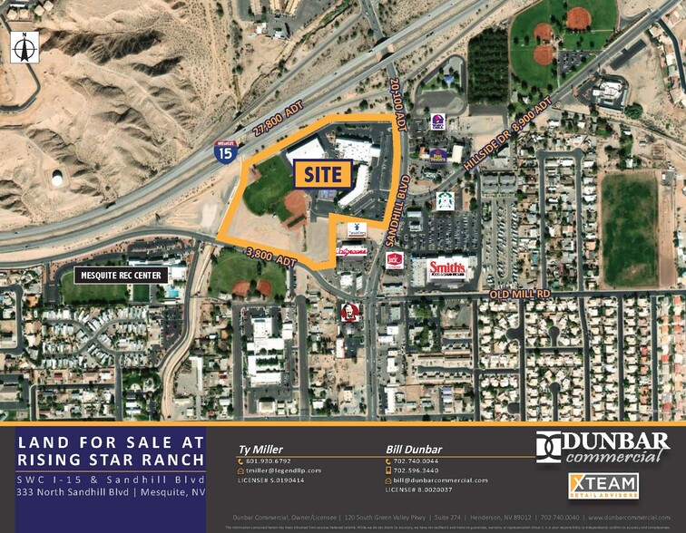 I-15 & Sandhill Blvd, Mesquite, NV for sale - Building Photo - Image 1 of 26