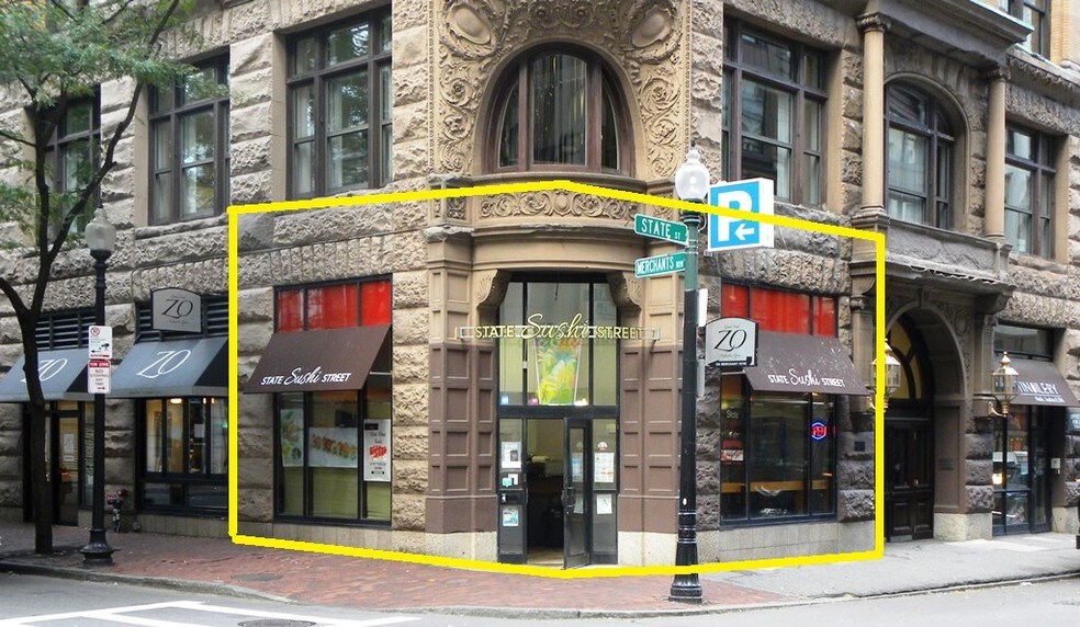 92 State St, Boston, MA for lease - Corner of State & Merchant - Image 1 of 8