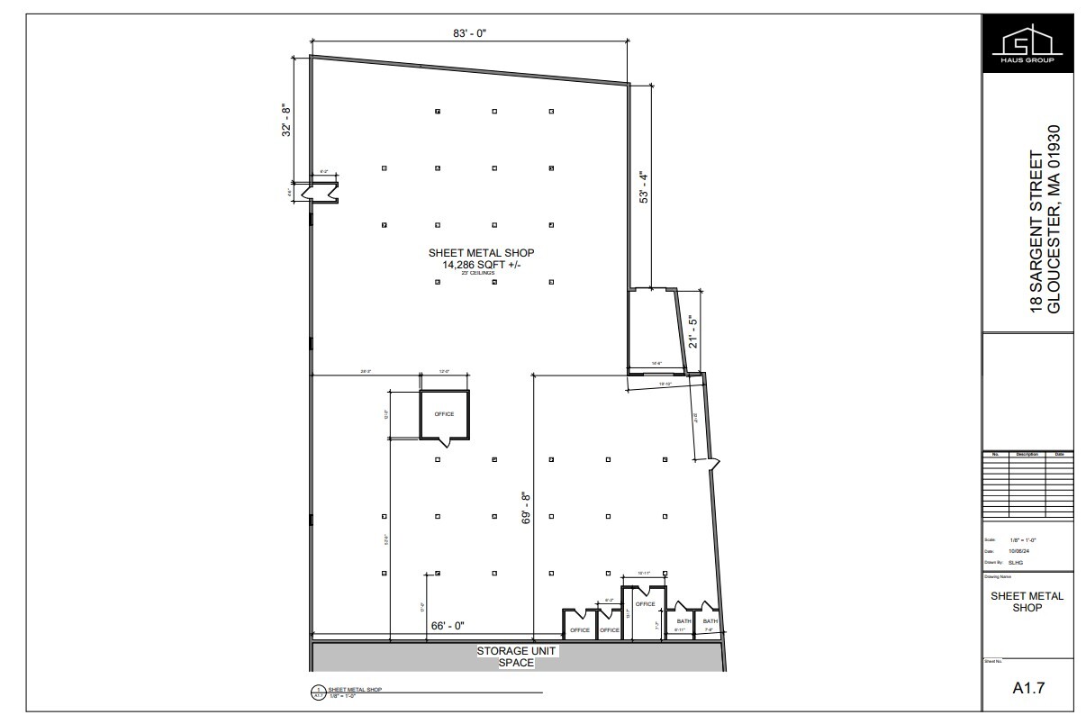 18 Sargent St, Gloucester, MA for lease Floor Plan- Image 1 of 1