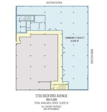 1730 Bedford Ave, Brooklyn, NY for lease Floor Plan- Image 1 of 1