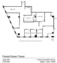 11910 Greenville Ave, Dallas, TX for lease Floor Plan- Image 1 of 1