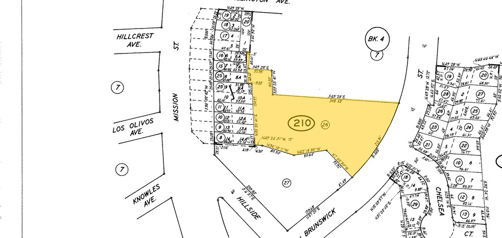 4619 Brunswick St, Daly City, CA for lease - Plat Map - Image 2 of 16