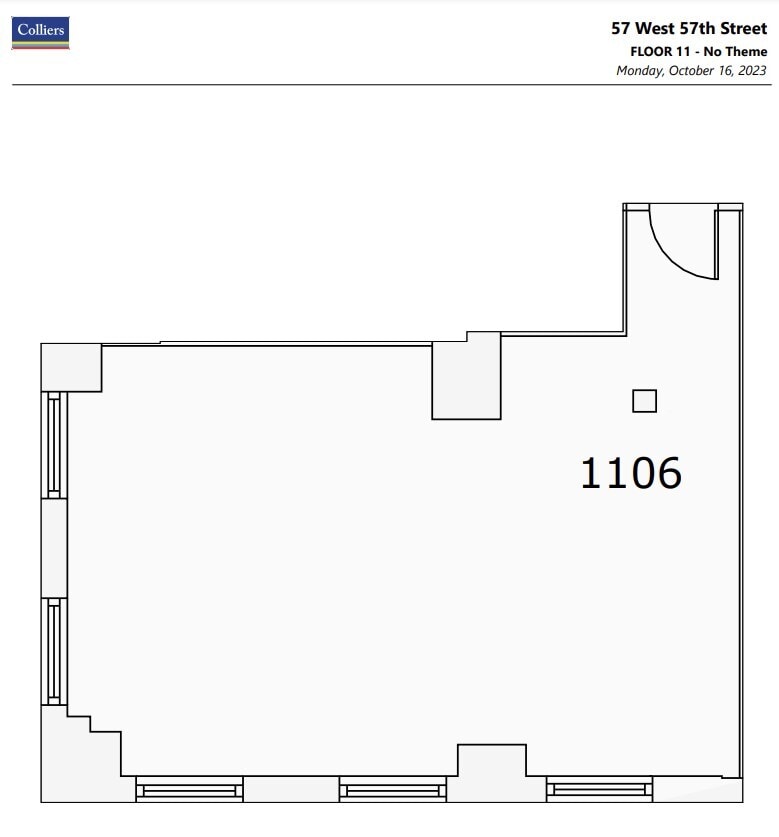 57 W 57th St, New York, NY for lease Floor Plan- Image 1 of 1