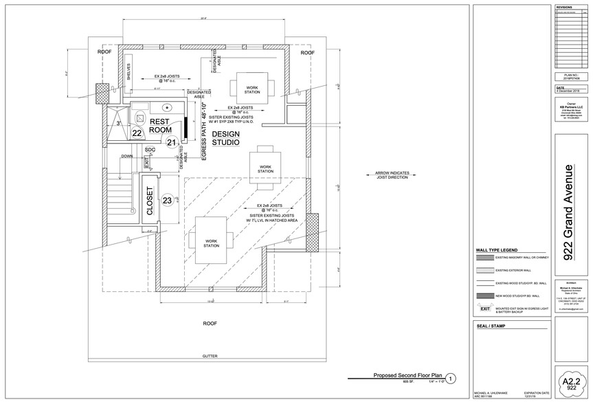 924 Grand Ave, Cincinnati, OH for lease - Floor Plan - Image 2 of 2