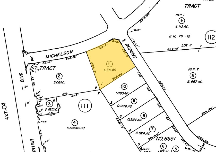 2082 Michelson Dr, Irvine, CA for lease - Plat Map - Image 3 of 19