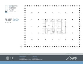 222 S Riverside Plz, Chicago, IL for lease Site Plan- Image 1 of 2