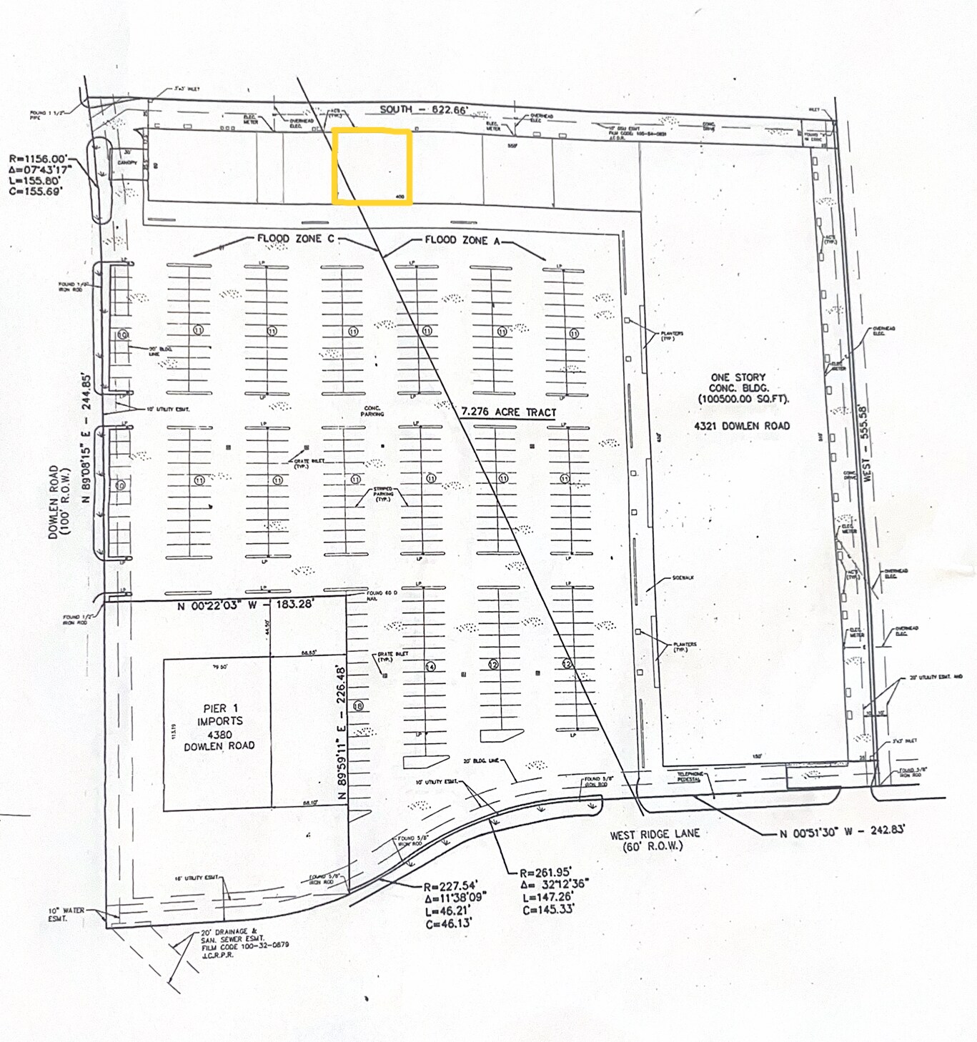 4384 Dowlen Rd, Beaumont, TX for lease Plat Map- Image 1 of 2