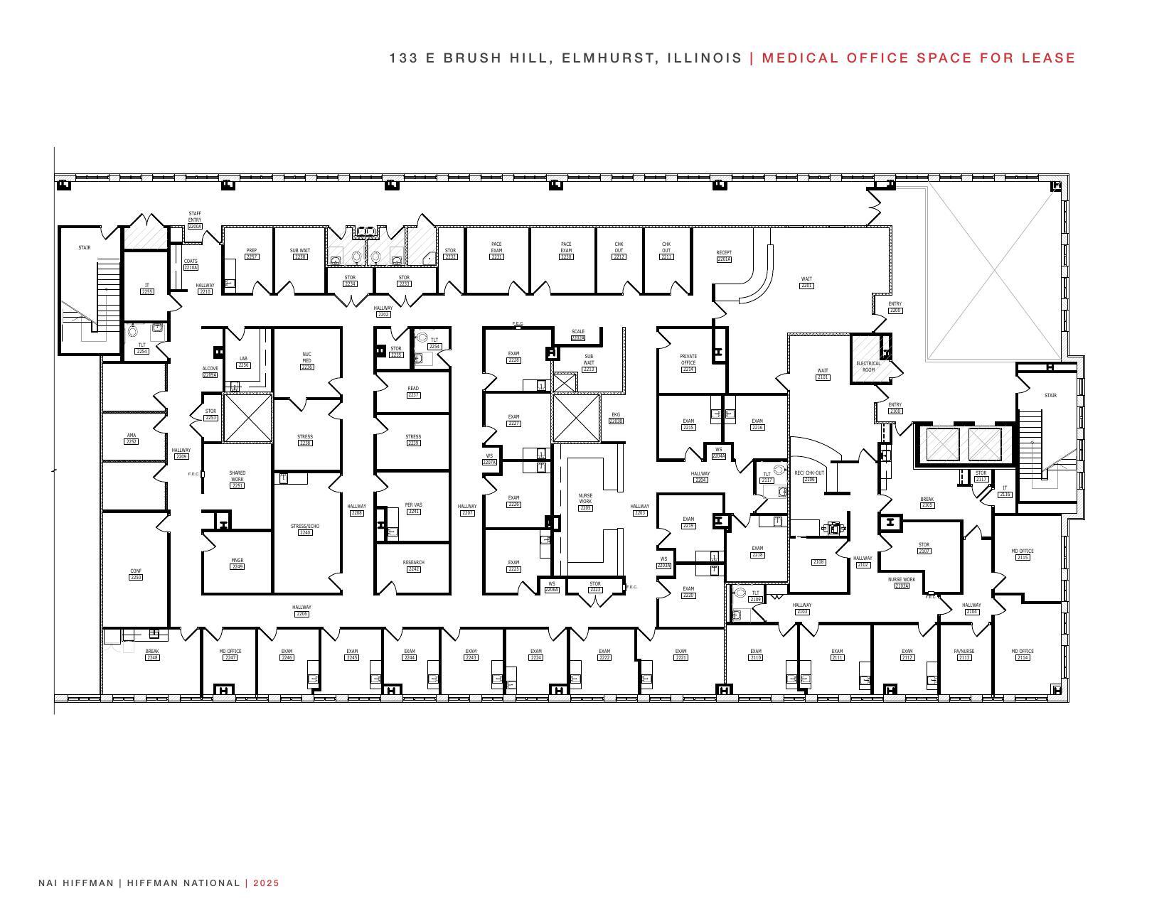 133 E Brush Hill Rd, Elmhurst, IL for lease Floor Plan- Image 1 of 1