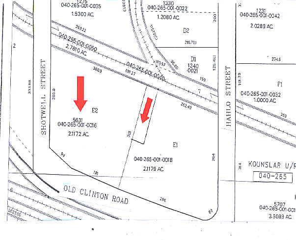 5633 Old Clinton Rd, Houston, TX for lease - Plat Map - Image 2 of 5