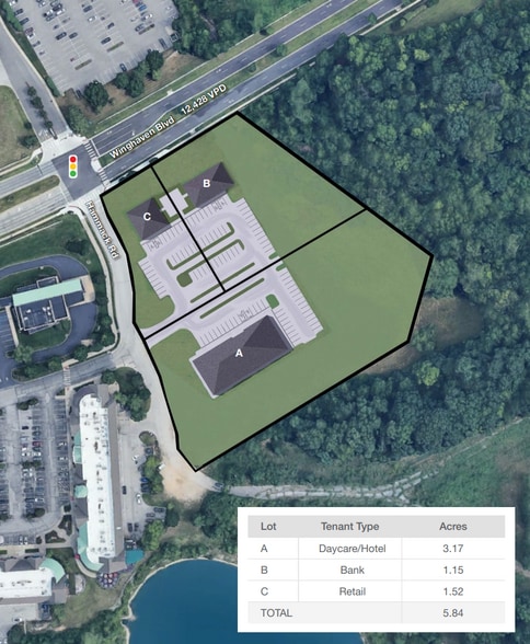 SEC Winghaven Blvd. & Hammack Rd, O'Fallon, MO for sale - Site Plan - Image 3 of 5