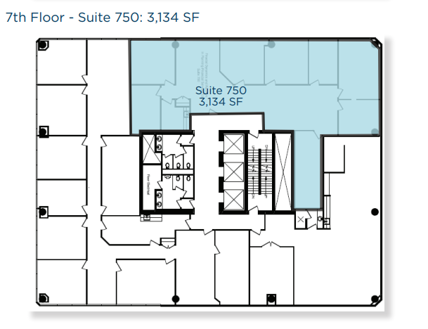 340 12th Ave SW, Calgary, AB for lease Floor Plan- Image 1 of 1