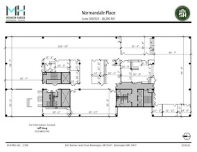 8201 Norman Center Dr, Bloomington, MN for lease Floor Plan- Image 1 of 6