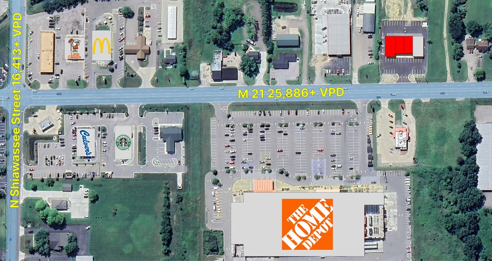2150 E M 21, Owosso, MI for lease - Building Photo - Image 2 of 2
