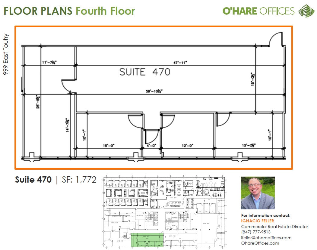 999 E Touhy Ave, Des Plaines, IL for lease Floor Plan- Image 1 of 1