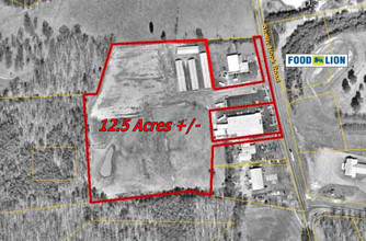 1940 Sandy Hook Rd, Goochland, VA - AERIAL  map view