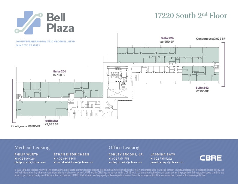 17220 N Boswell Blvd, Sun City, AZ for lease Floor Plan- Image 1 of 1