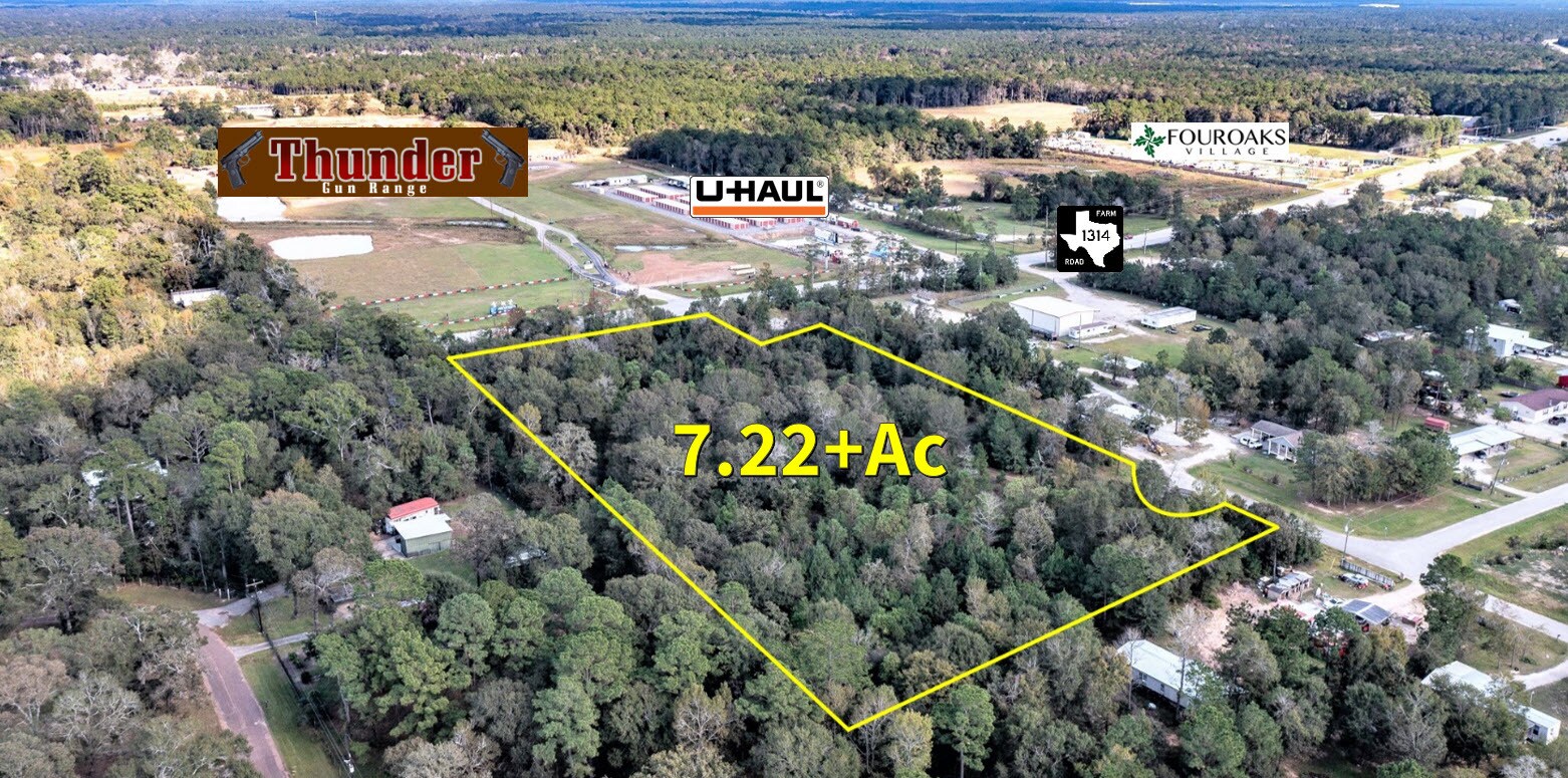 17452 FM 1314, Conroe, TX 77302 7.22+Ac Land