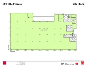 521 Fifth Ave, New York, NY for lease Floor Plan- Image 2 of 2