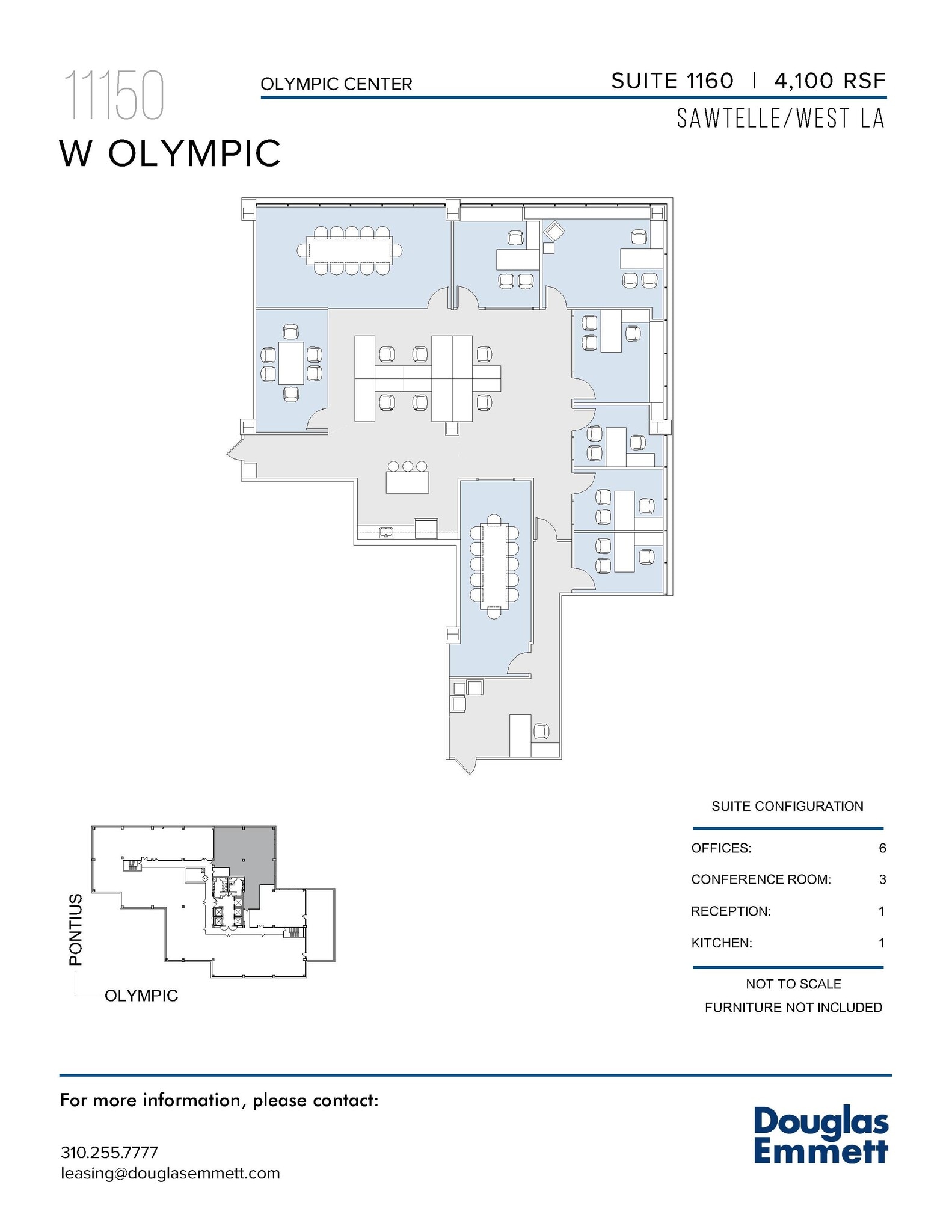 11150 W Olympic Blvd, Los Angeles, CA for lease Floor Plan- Image 1 of 1