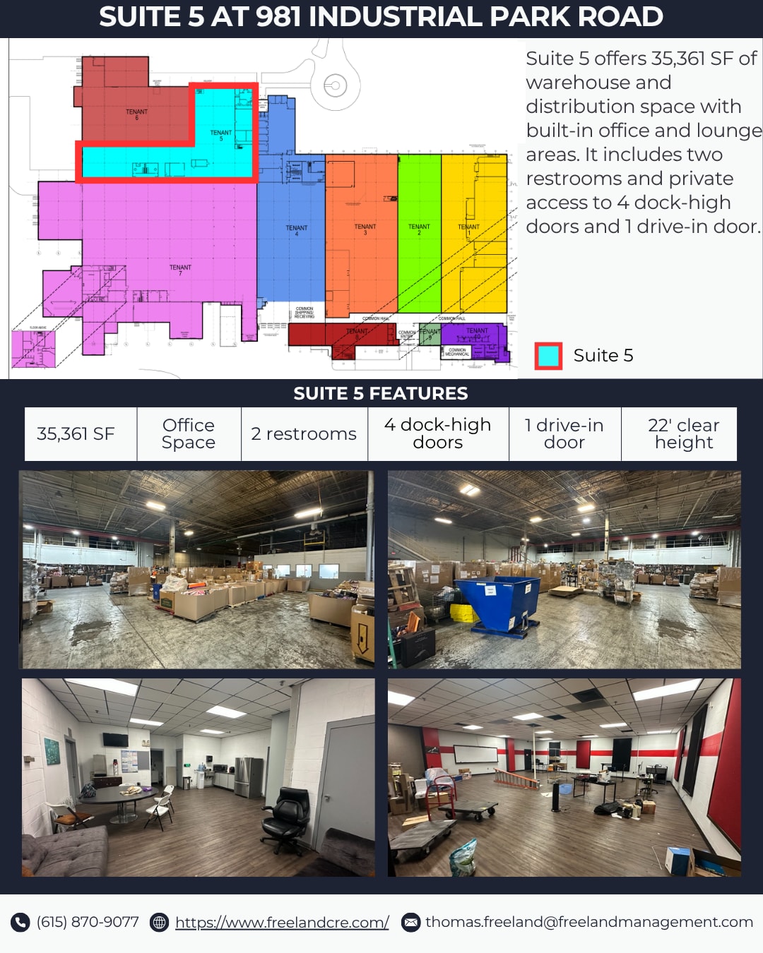 981 Industrial Park Rd, Columbia, TN for sale Interior Photo- Image 1 of 1