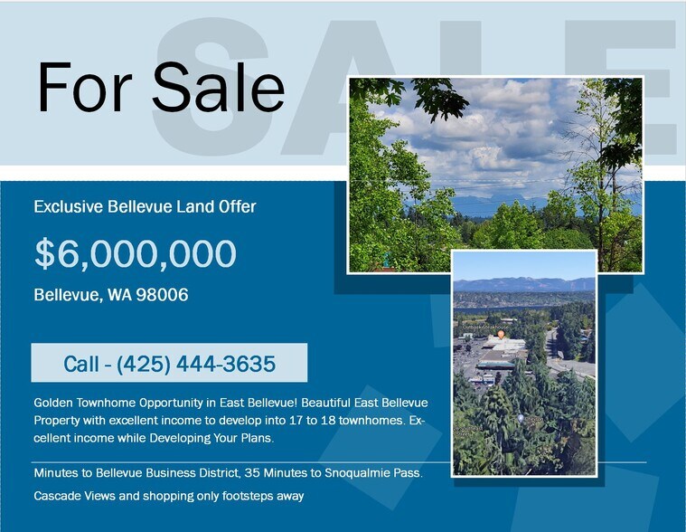 4180 139th Ave SE, Bellevue, WA for sale - Primary Photo - Image 1 of 1