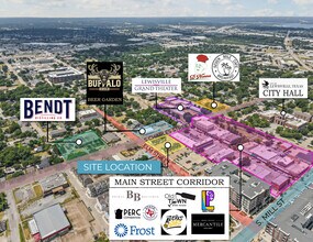 189 Elm St, Lewisville, TX - AERIAL map view