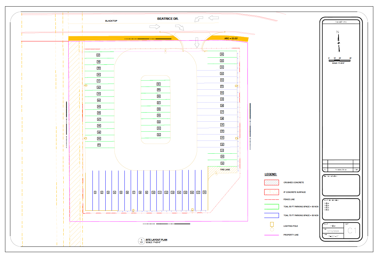 7189 Beatrice Dr, Kalamazoo, MI for lease Site Plan- Image 1 of 1