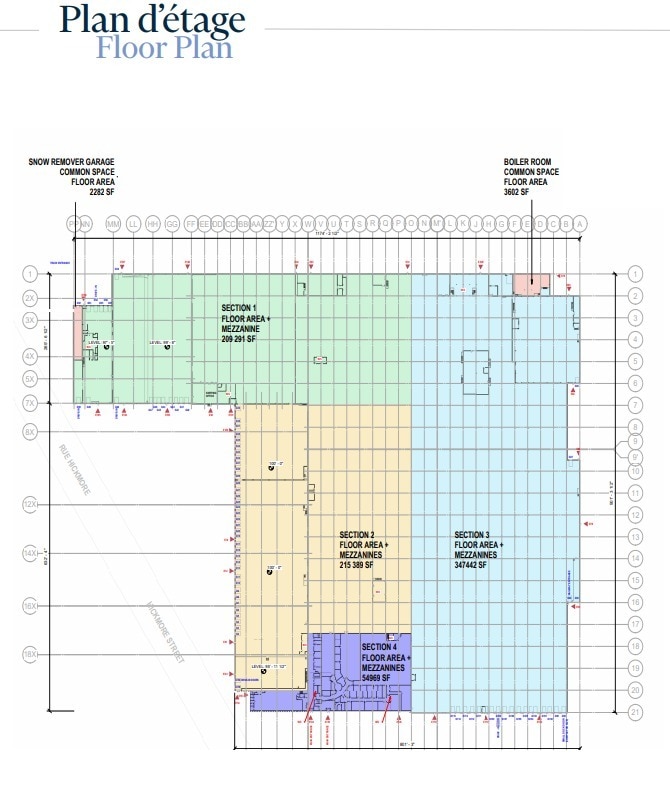 4505 Rue Hickmore, Montréal, QC for lease Floor Plan- Image 1 of 1