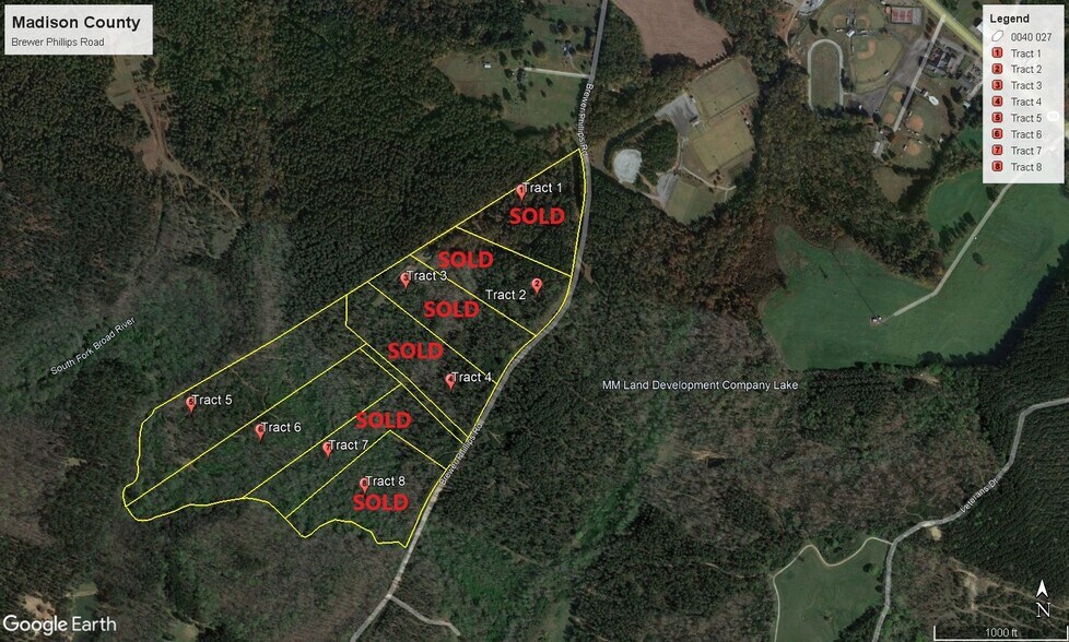 Brewer Phillips Road, Danielsville, GA for sale - Aerial - Image 1 of 1