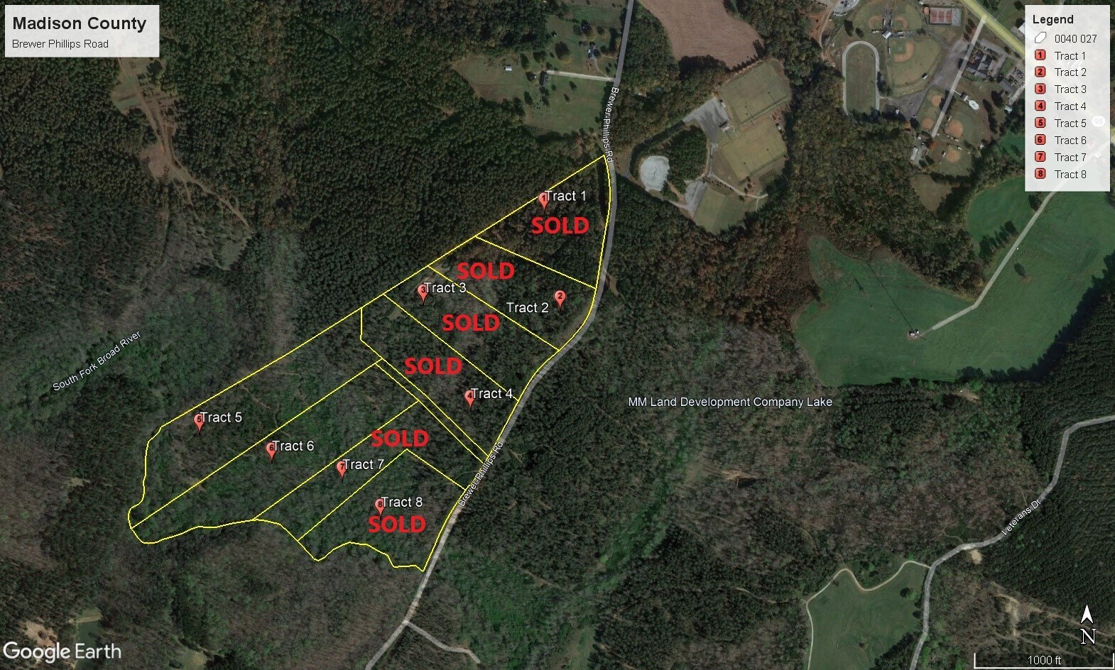 Brewer Phillips Road, Danielsville, GA for sale Aerial- Image 1 of 1