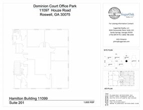 11099 Houze Rd, Roswell, GA for lease Site Plan- Image 1 of 1