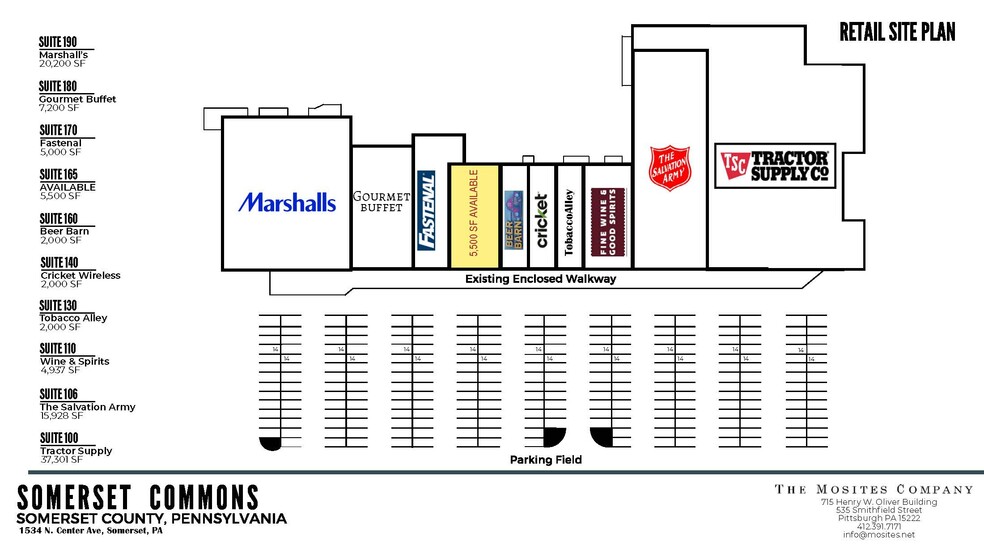 1534 N Center Rd, Somerset, PA for lease - Site Plan - Image 2 of 2