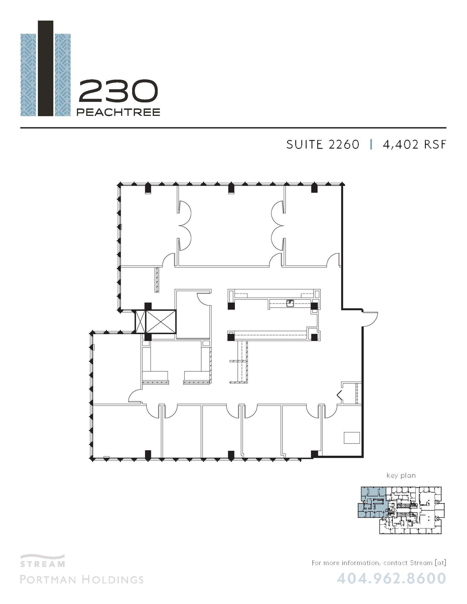 230 Peachtree St NW, Atlanta, GA for lease Floor Plan- Image 1 of 1