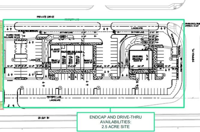 610 S Thompson Rd, Sun Prairie, WI for lease Site Plan- Image 1 of 4
