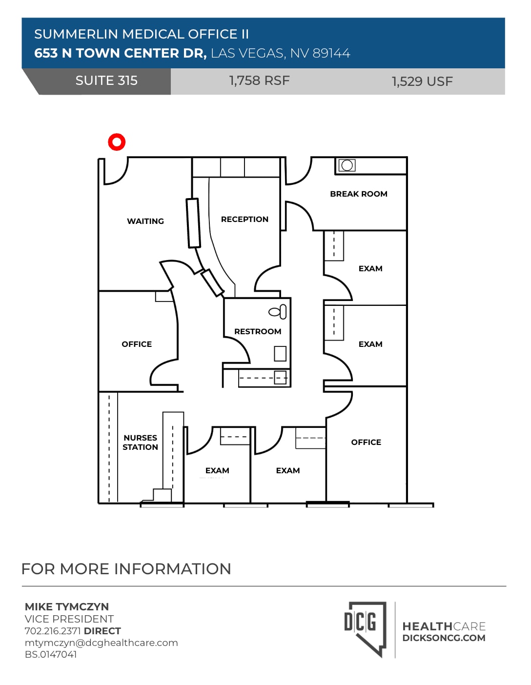 653 N Town Center Dr, Las Vegas, NV for lease Floor Plan- Image 1 of 1