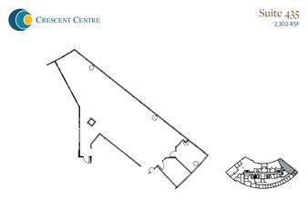 100 Crescent Centre Pky, Tucker, GA for lease Floor Plan- Image 2 of 2