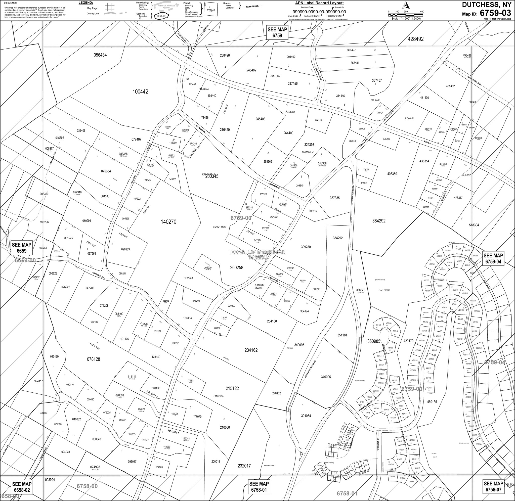 1328 Beekman Rd, Hopewell Junction, NY for sale Plat Map- Image 1 of 1