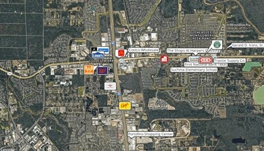 Highway 242, Conroe, TX - AERIAL  map view - Image1