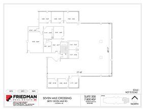 38705 7 Mile Rd, Livonia, MI for lease Floor Plan- Image 1 of 1