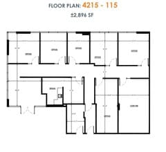 4215 E McDowell Rd, Mesa, AZ for lease Floor Plan- Image 1 of 7
