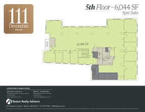 111 Devonshire St, Boston, MA for lease Floor Plan- Image 1 of 1