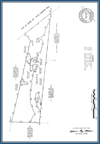 Pine Barren Road, Bloomingdale, GA for sale - Plat Map - Image 2 of 2