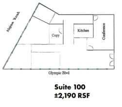 1901 Olympic Blvd, Walnut Creek, CA for lease Floor Plan- Image 1 of 1